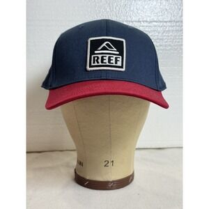 Reef Flex Fit Cap Hat ONE-SIZE  Surf Base Golf Sports‎ Blue Red Beach Outdoors